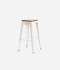 Tolix  Wood Kitchen Stool